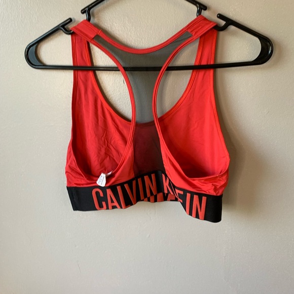 Calvin Klein Lightly Lined Sports Bra - Picture 3 of 4